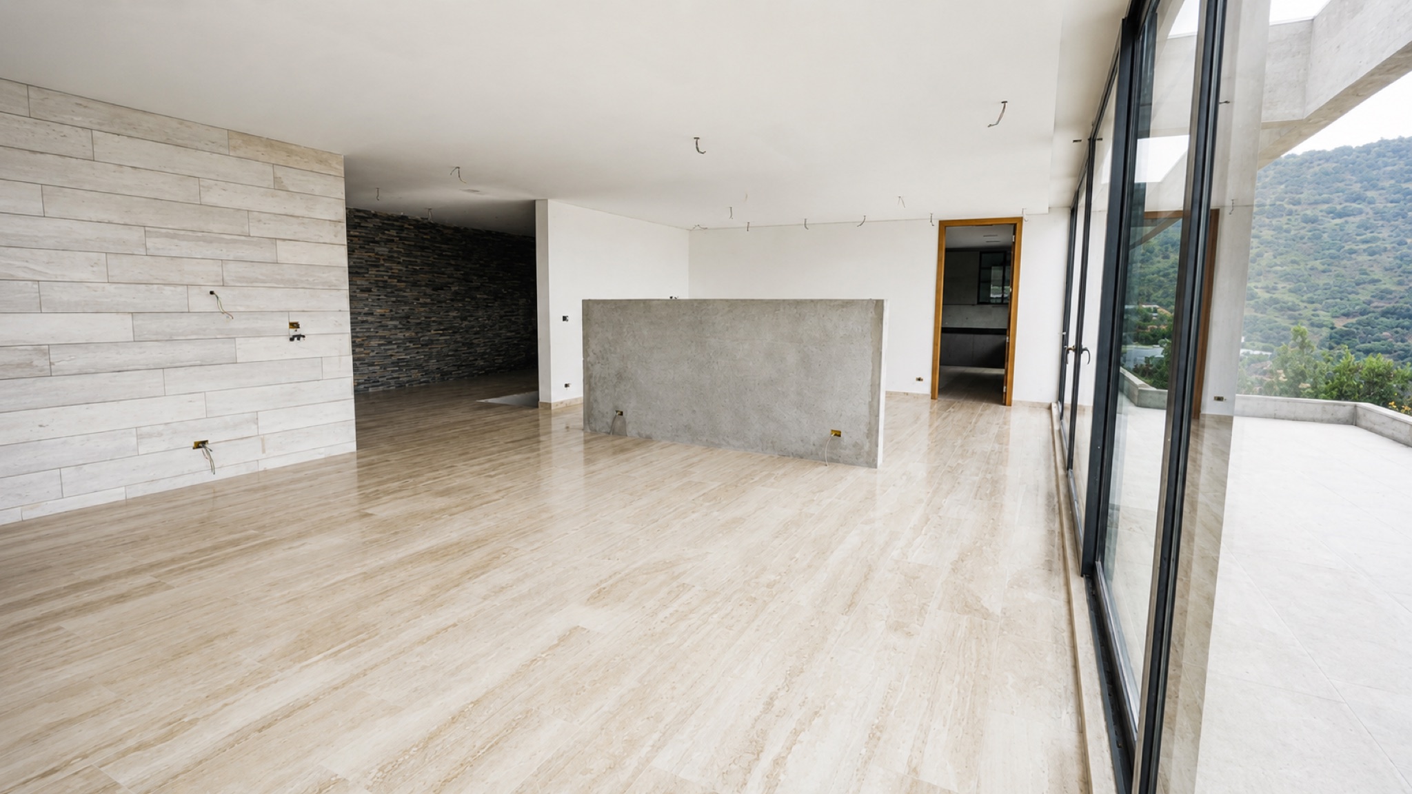 Casa contemporánea de hormigón con vista al valle · Manquecura, Lo Barnechea — miniatura 13