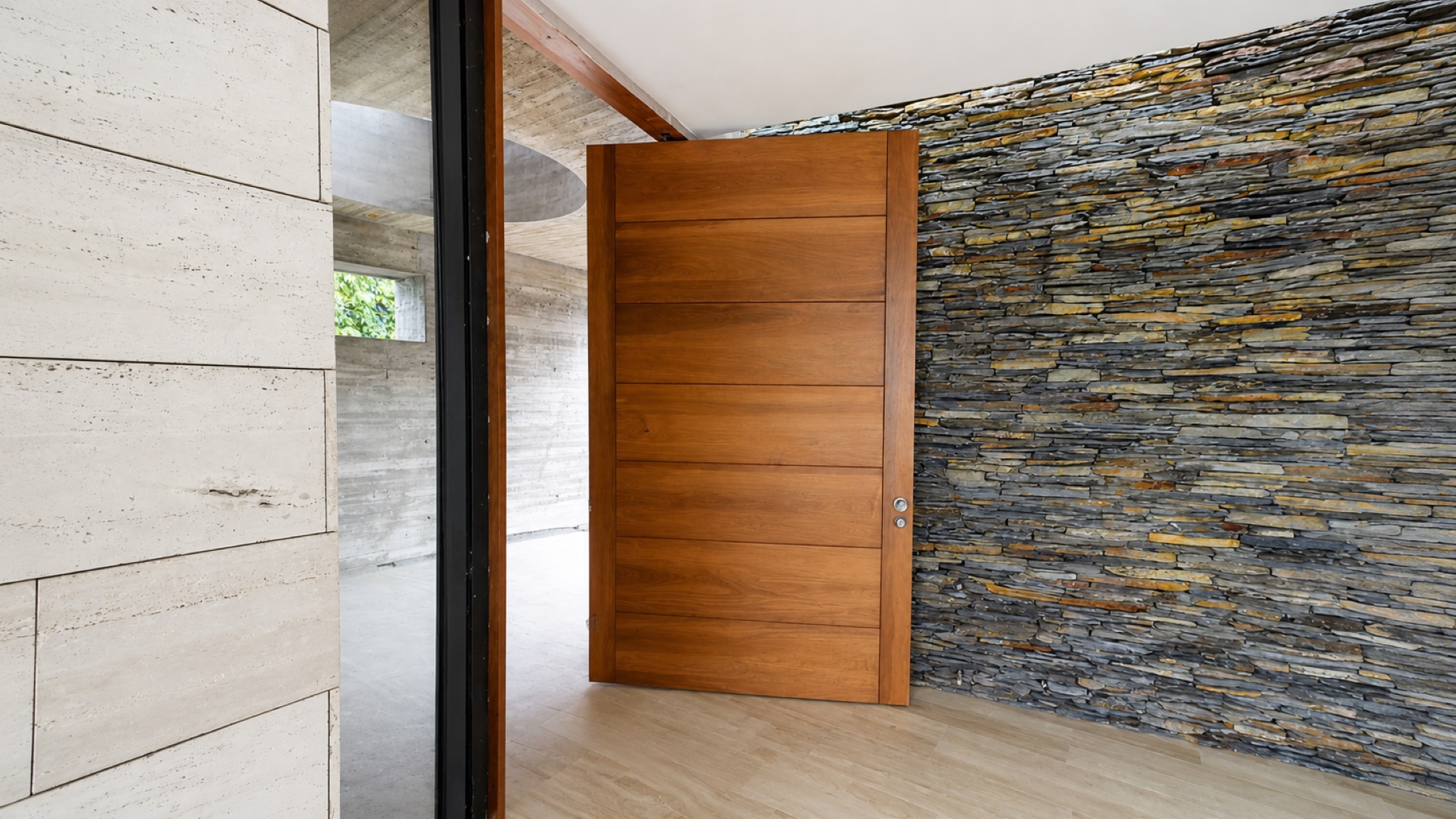 Casa contemporánea de hormigón con vista al valle · Manquecura, Lo Barnechea — miniatura 21