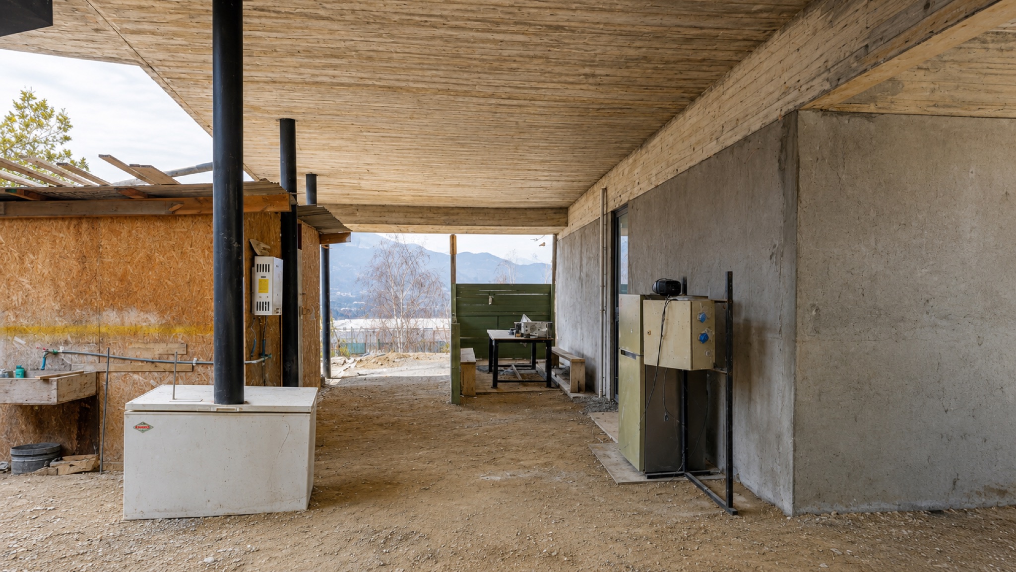 Casa contemporánea de hormigón con vista al valle · Manquecura, Lo Barnechea — miniatura 28